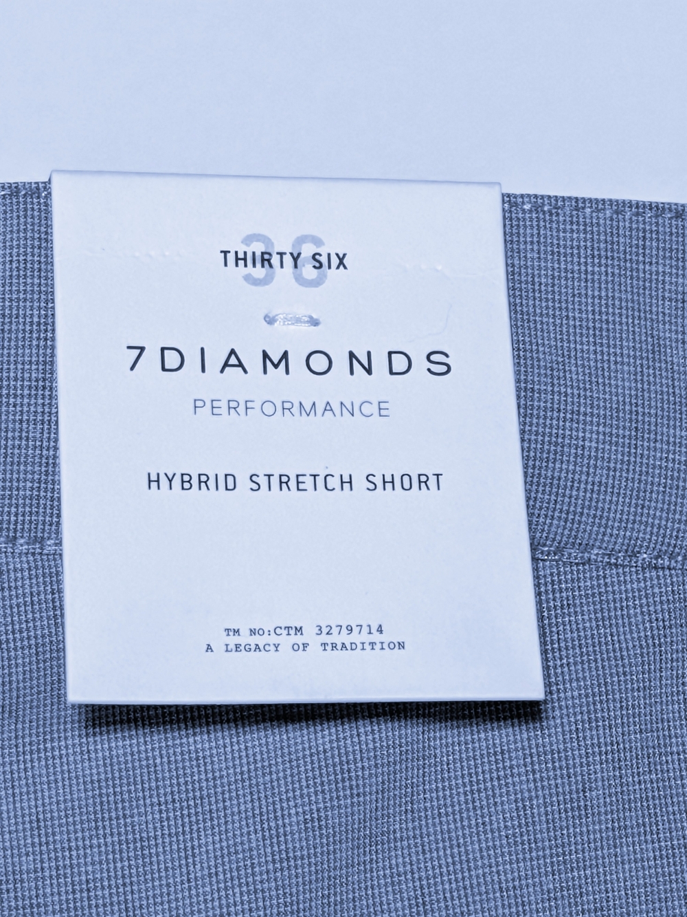 7 Diamonds Light Blue Momentum Shorts - Picture 3 of 4